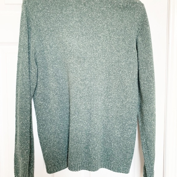 Vintage Penmans Embroidered Knit Granny Cardigan Sweater Green Siz… - Picture 3 of 7